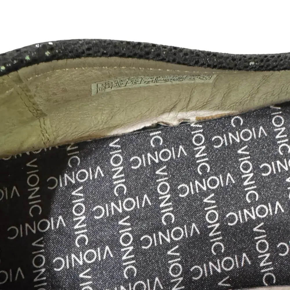 Vionic Womens Sydney Driving Loafers Black Size 7